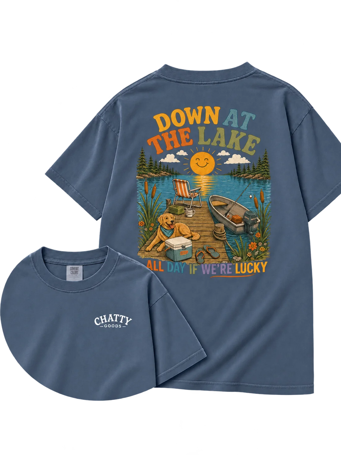 Down at the Lake Tee | Americana Collection product image (1)
