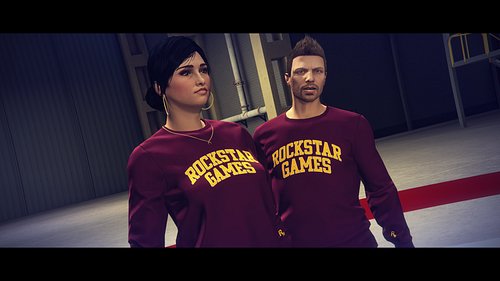 The Burgundy Rockstar Games Varsity Crewneck starring me and @vinewood_motors Visit his Twitch channel! Feel free to join the...
