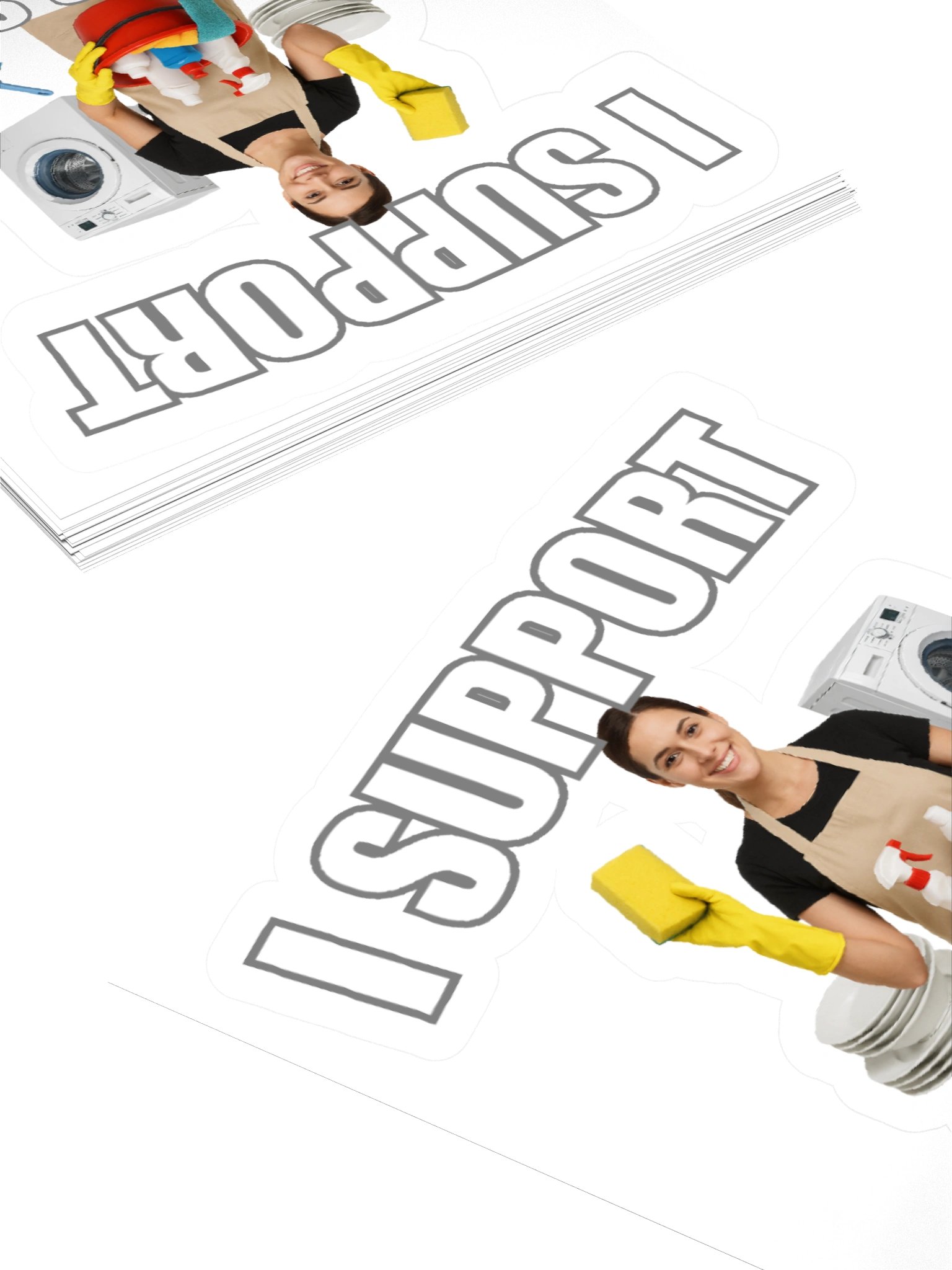 I Support Women's Sports Sticker product image (4)