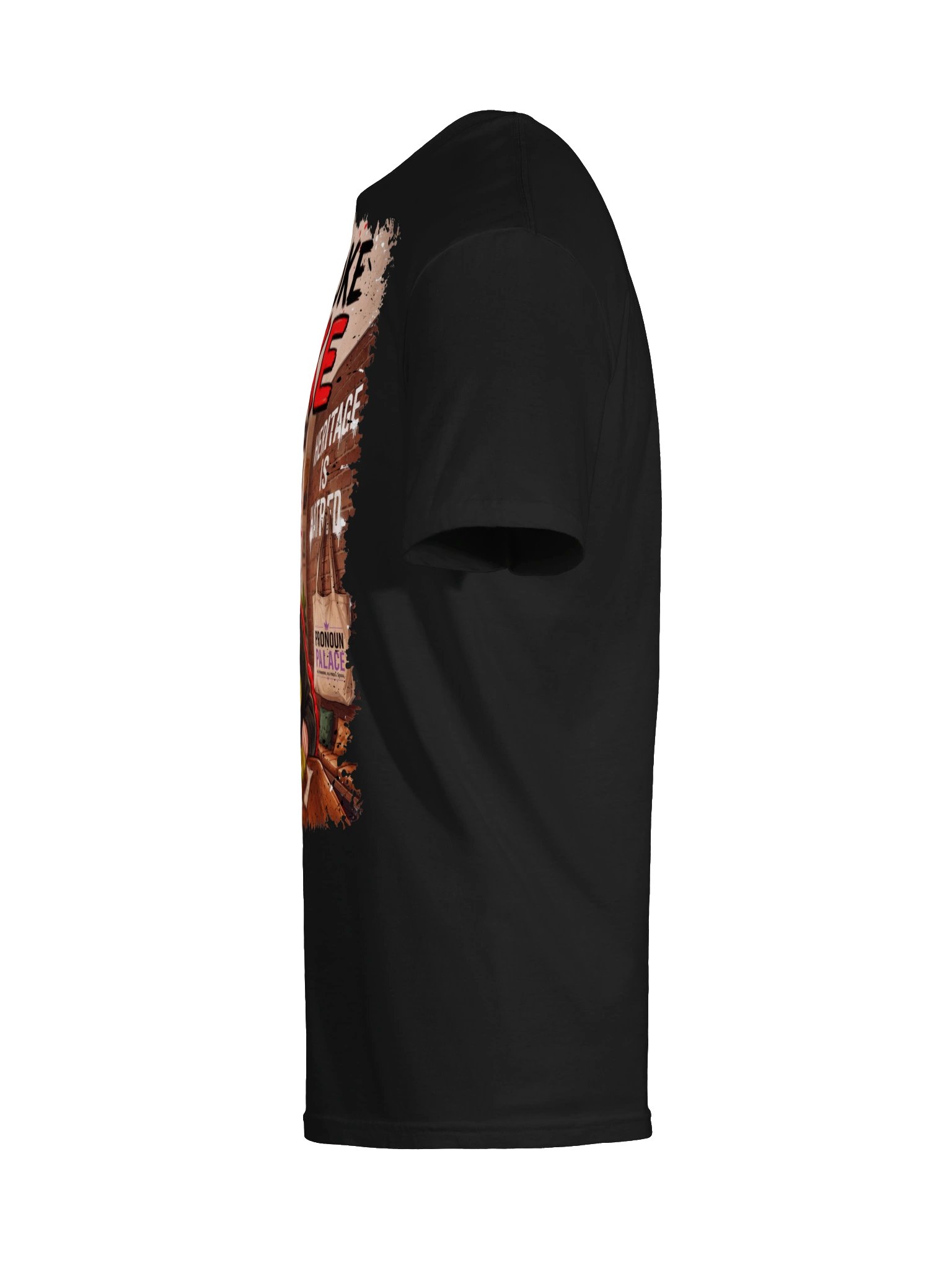 The Woke Joke Graphic Tee Unisex Black product image (7)