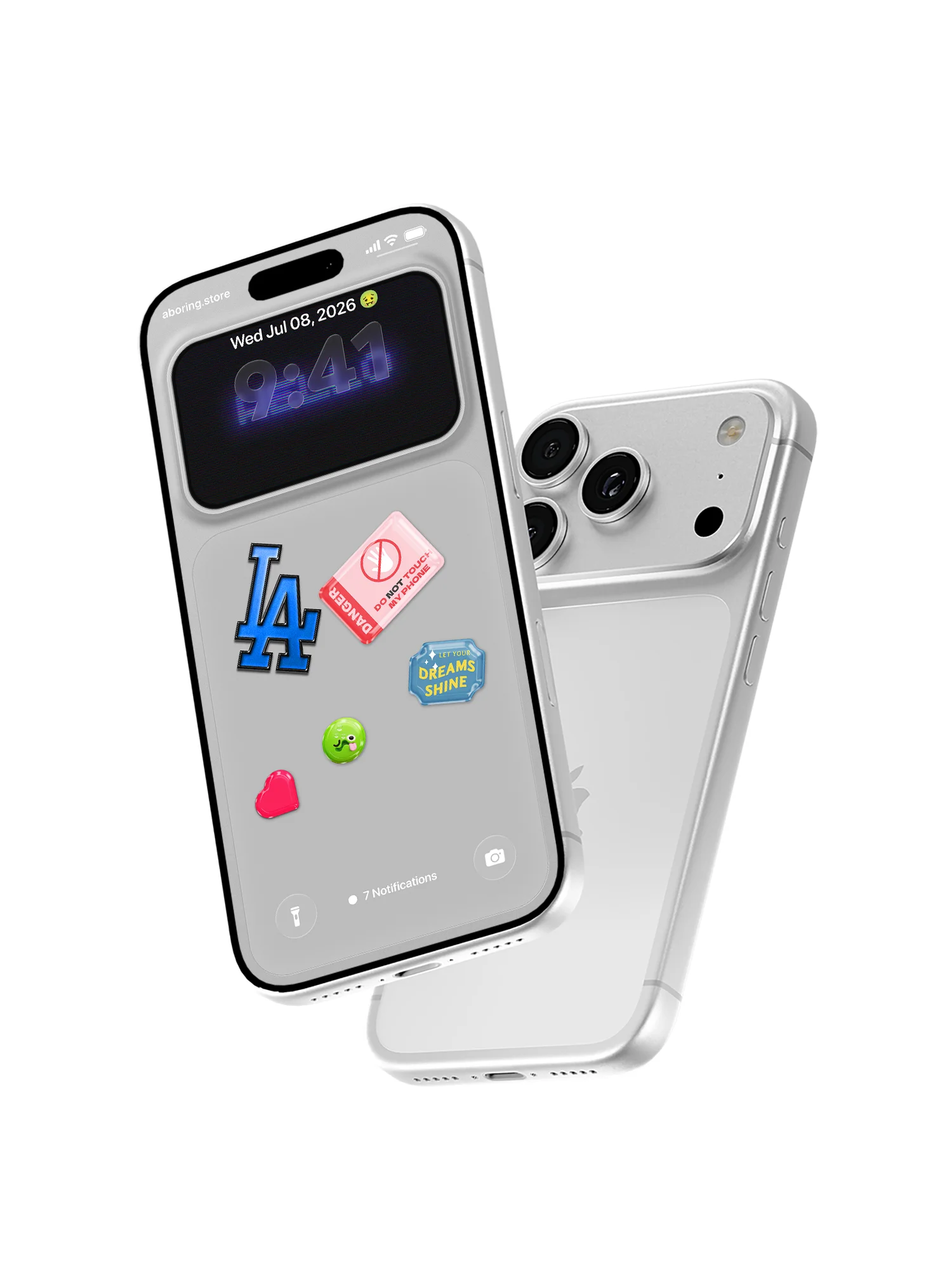 iPhone 17 Silver camera bump wallpaper product image (2)