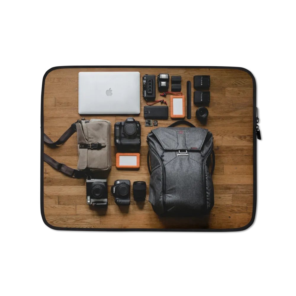 Neoprene Grid Laptop Sleeve product image (1)