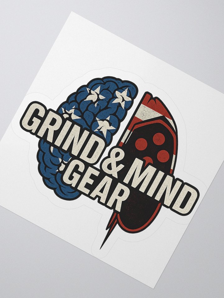 Grind And Mind Gear USA Logo Stickers product image (2)