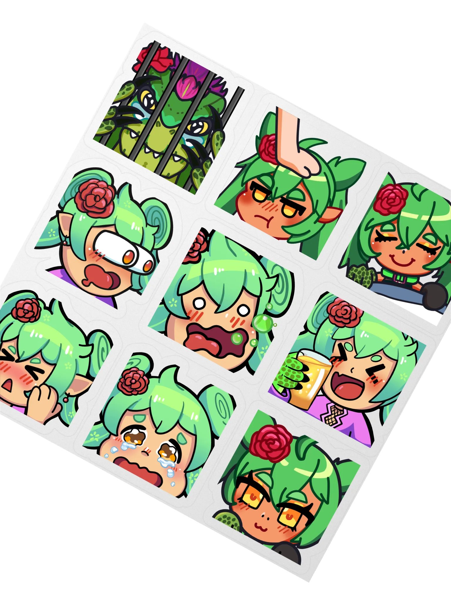 Emote Sticker Sheet product image (2)