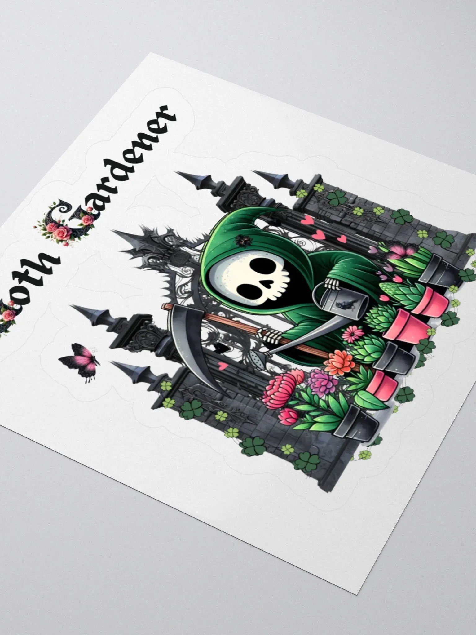 Goth Gardener Sticker product image (8)