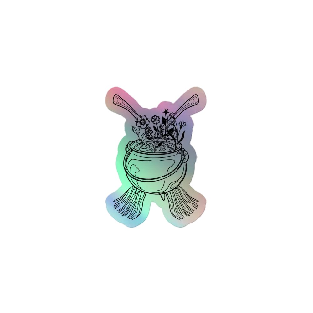 Henbane Coven Crest Holographic Sticker product image (1)