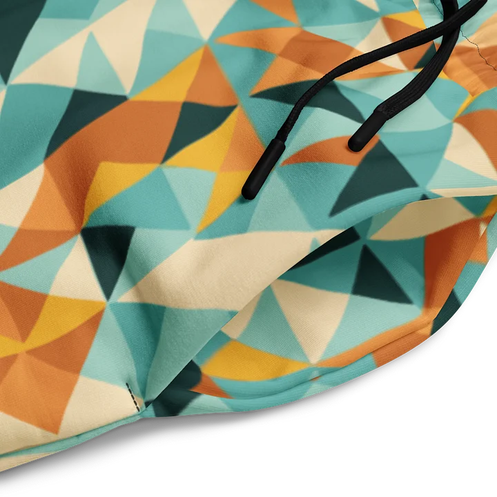 Abstract Geometric Pattern Unisex Wide-Leg Joggers product image (2)