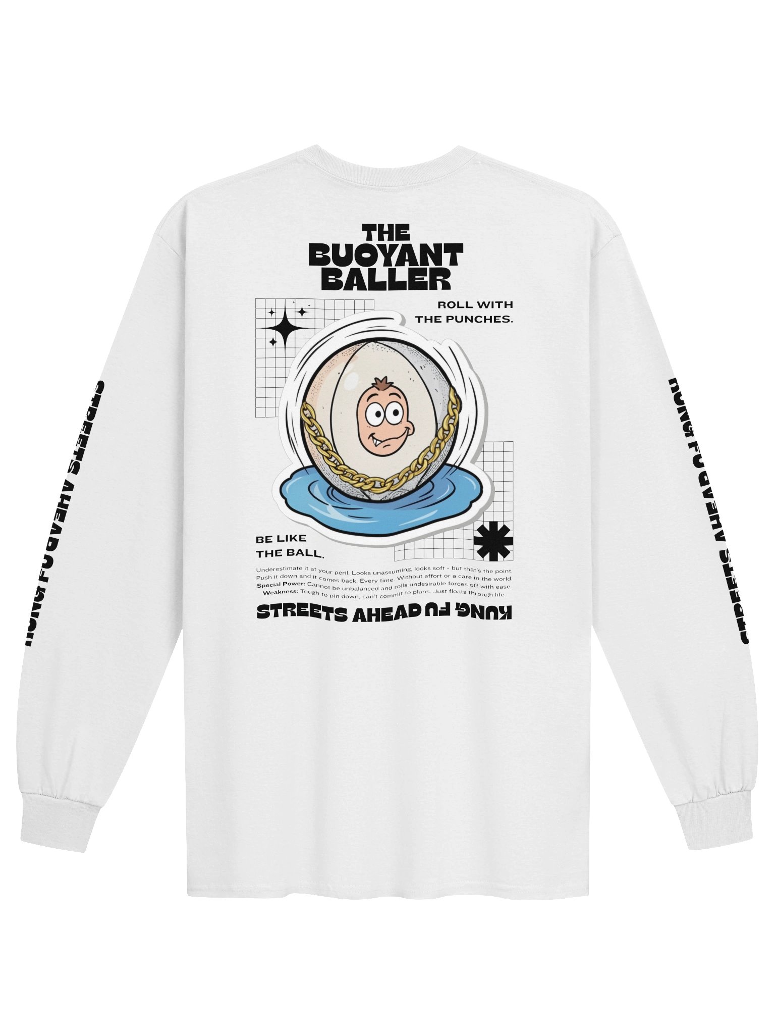 The Buoyant Baller - Long Sleeve Shirt - White product image (1)