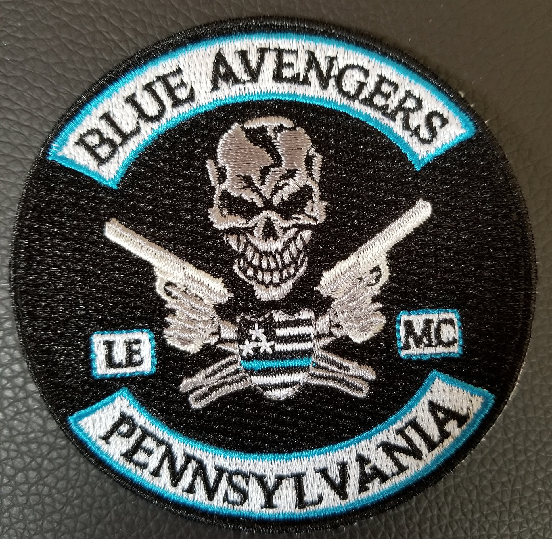 Blue Avengers MC Patch - (MMM27 PREORDER ONLY) product image (1)