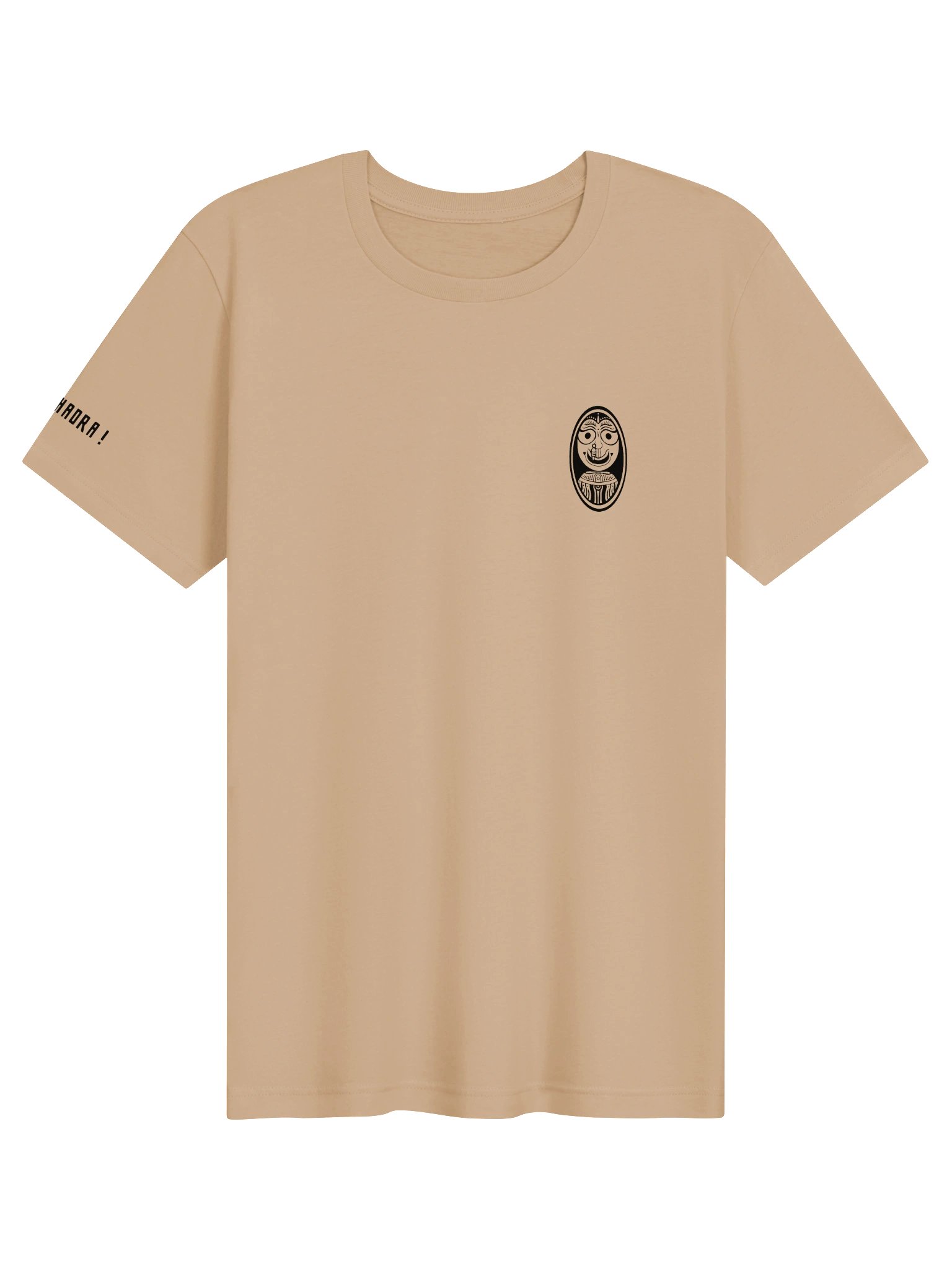 subhadra tee - black artwork product image (1)