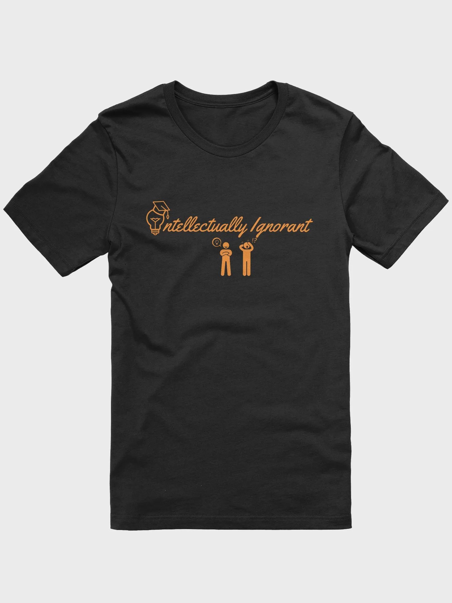 Intellectually Ignorant (Orange Logo) Supersoft T-Shirt product image (7)