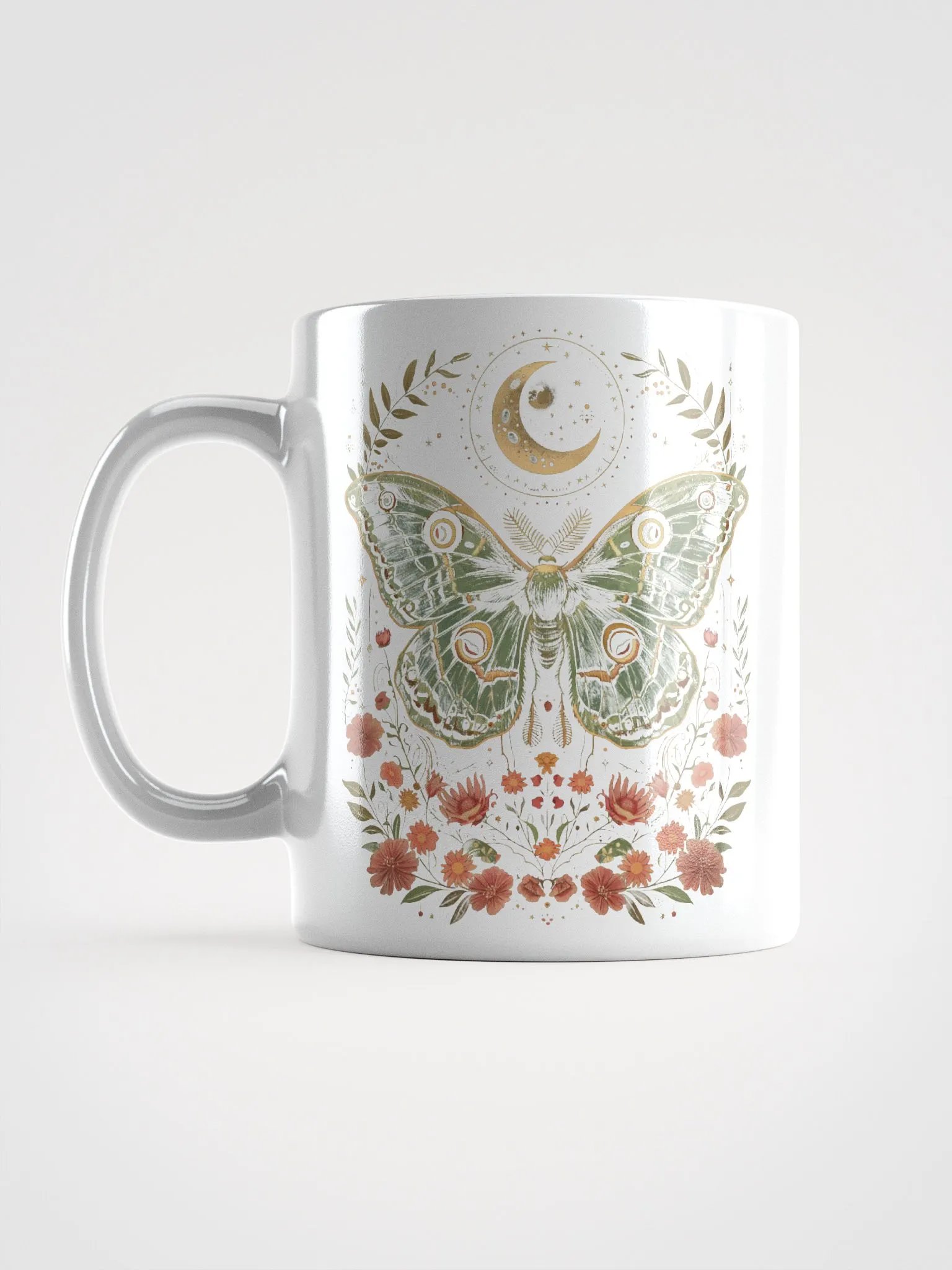 Celestial Moths Glossy Mug product image (4)