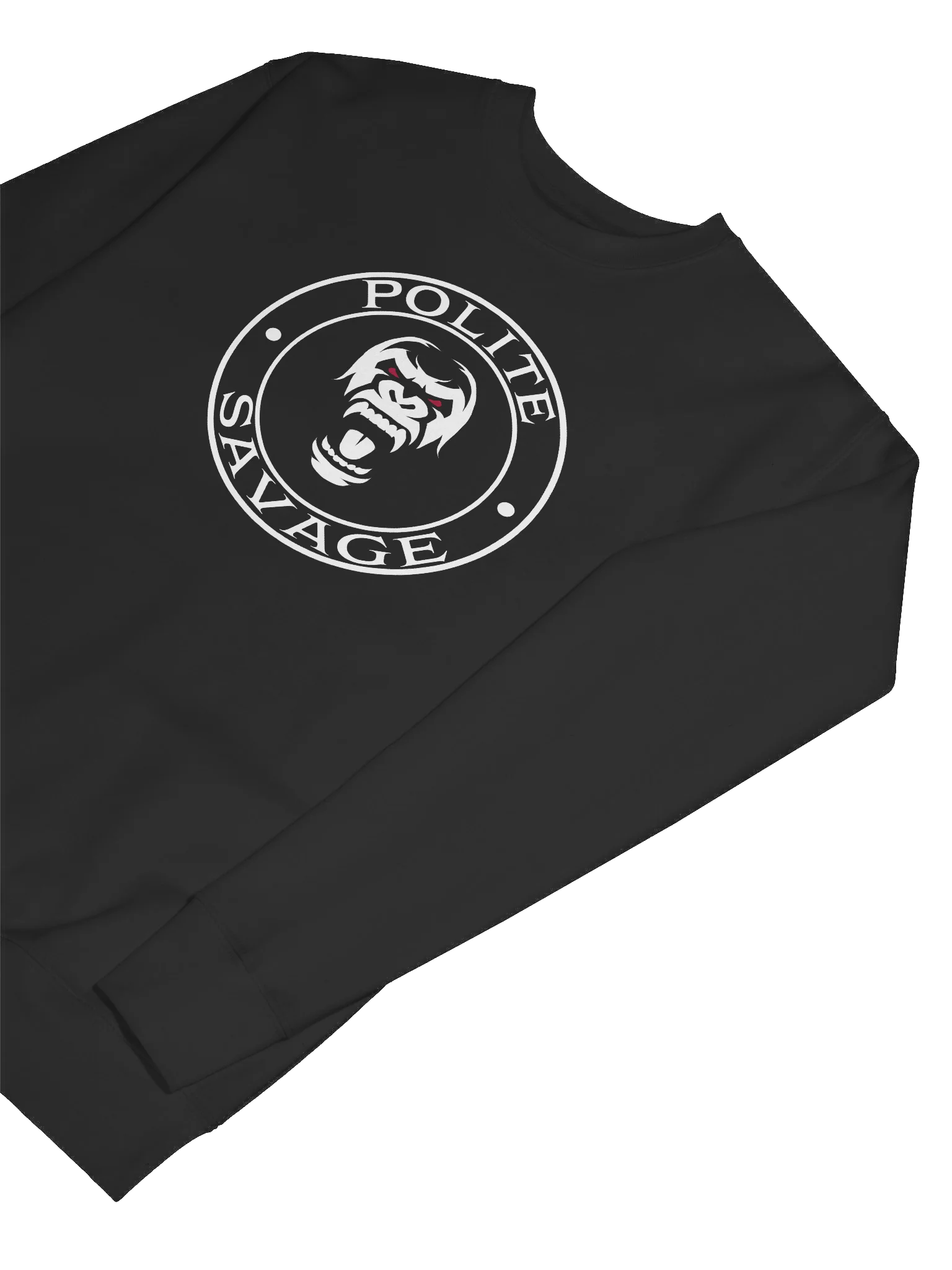 Mad Gorilla Logo- Polite Savage Crewneck Sweater product image (7)