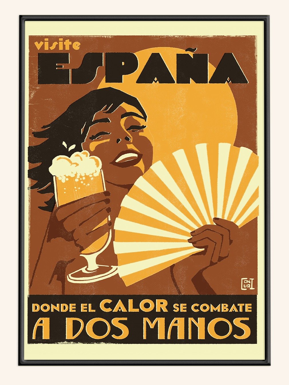 Visite España Vintage Travel Poster product image (1)