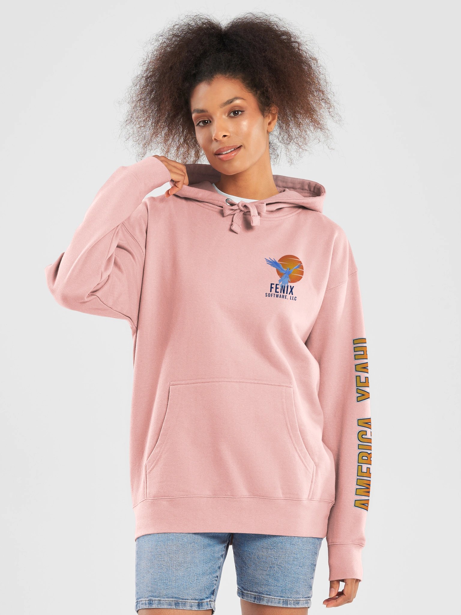 Fenix Software Phoenix Hoodie – Pink product image (5)