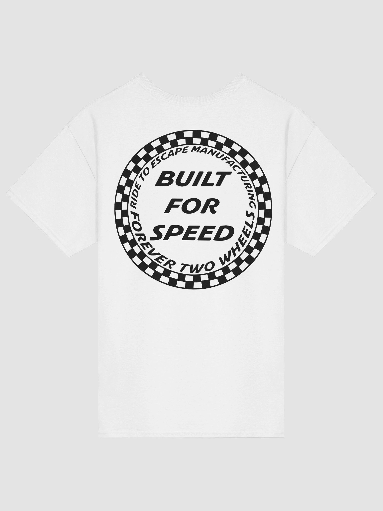 BUILT FOR SPEED WHITE SHIRT product image (4)