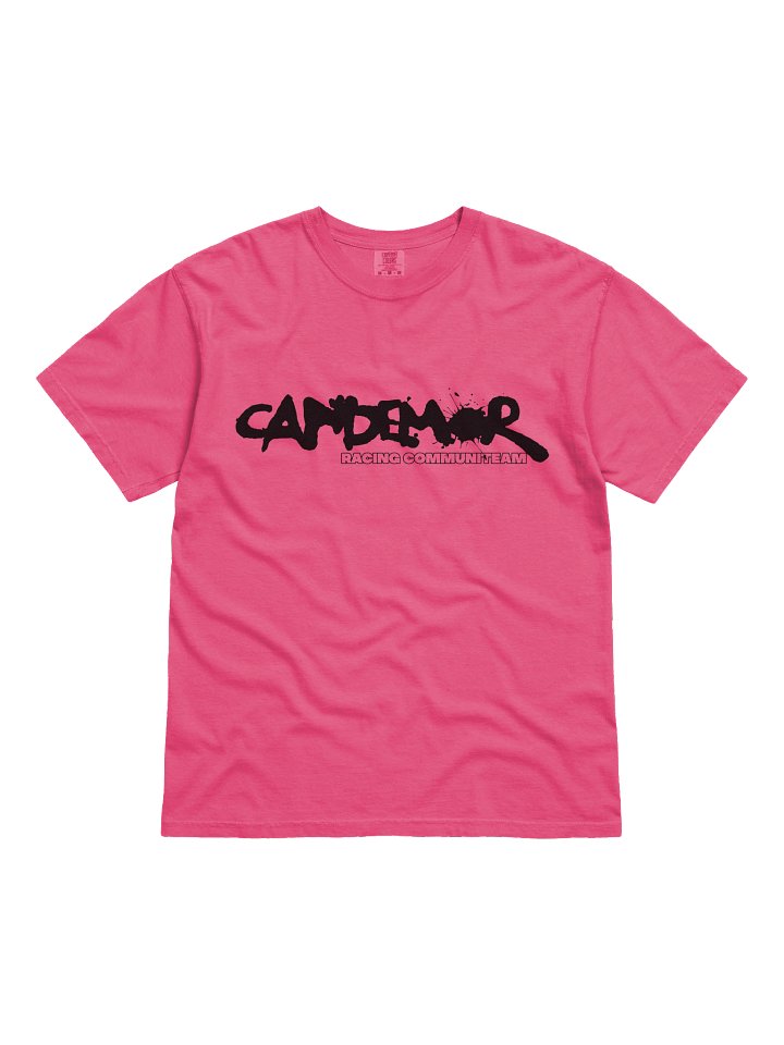 CAMISETA CANDEMOR ROSA LOGO NEGRO product image (1)