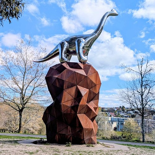 Today's random dinosaur is in Taupo, Aotearoa New Zealand. It's a sauropod shaped sculpture at the northern entry to town, an...