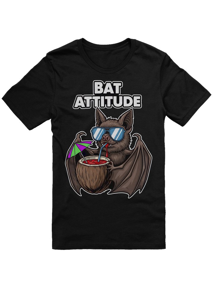Bat Attitude Coconut Tee product image (1)