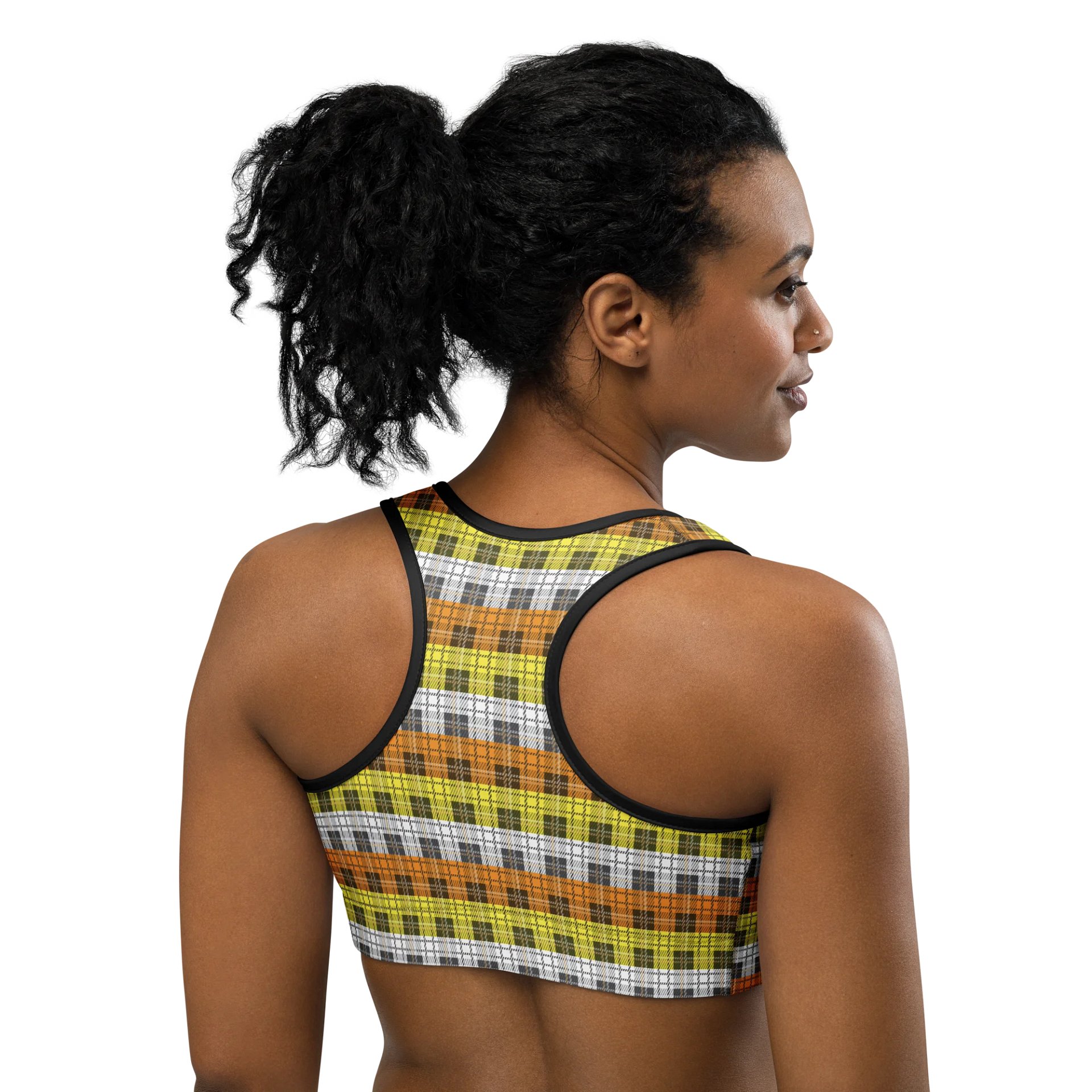 Maverique Pride Plaid Sports Bra product image (7)