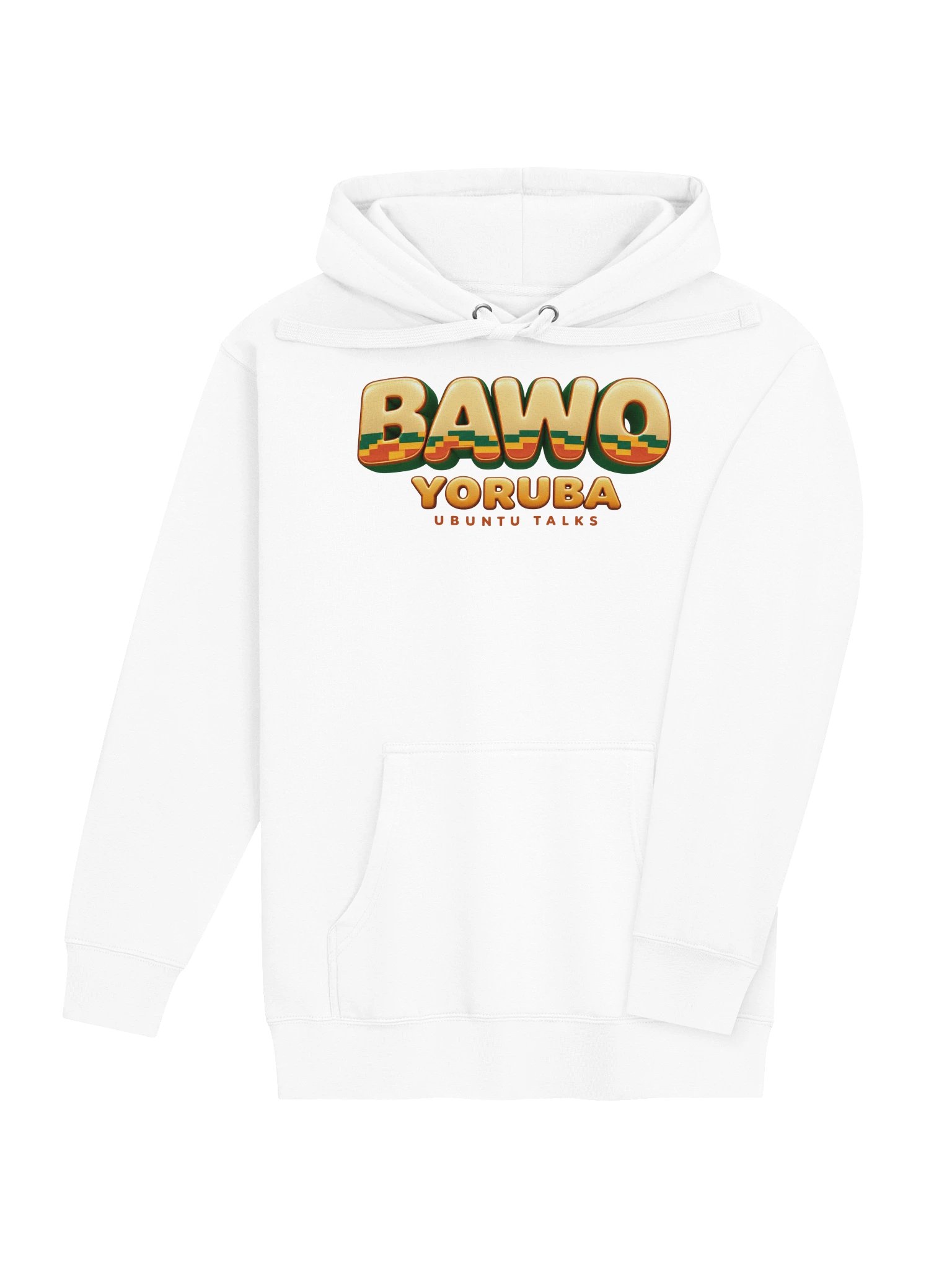 Ubuntu Talks Heritage — BAWO | Yoruba Premium Hoodie product image (7)