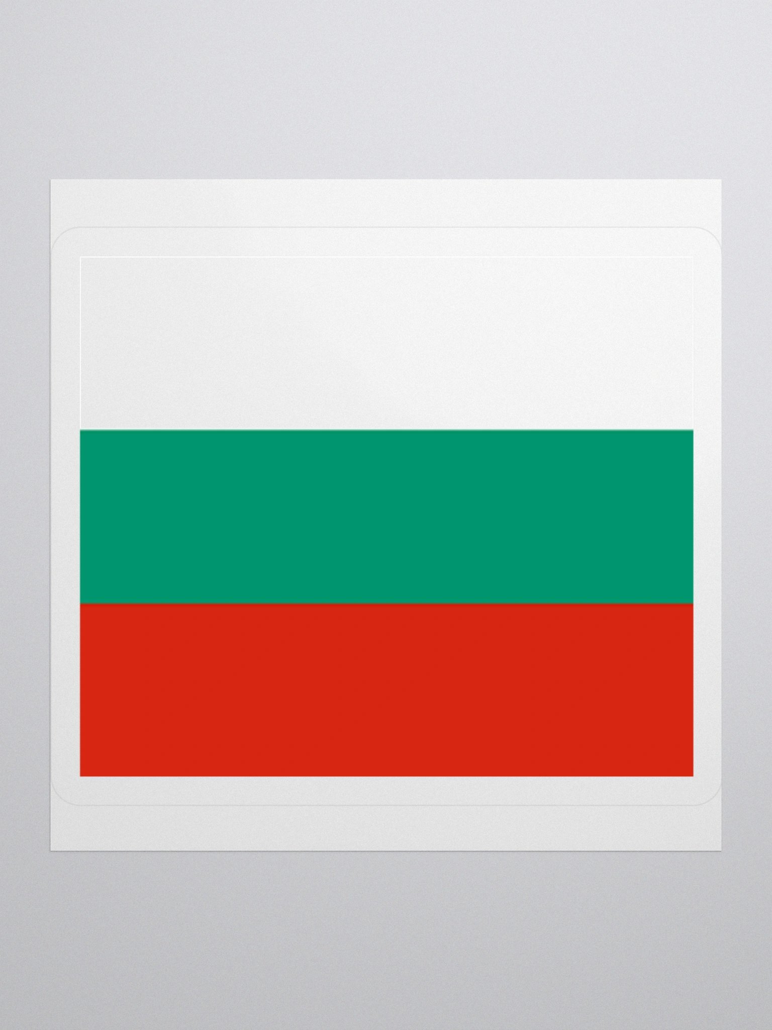 Exclusive Bulgaria Flag Kiss-Cut Stickers - High-Quality Vinyl, Multiple Sizes product image (2)