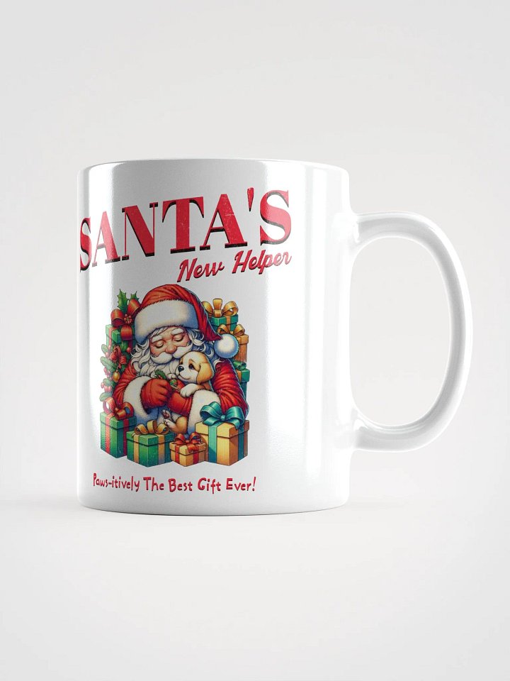 Santa's New Helper - Dog Lovers White Mug product image (2)