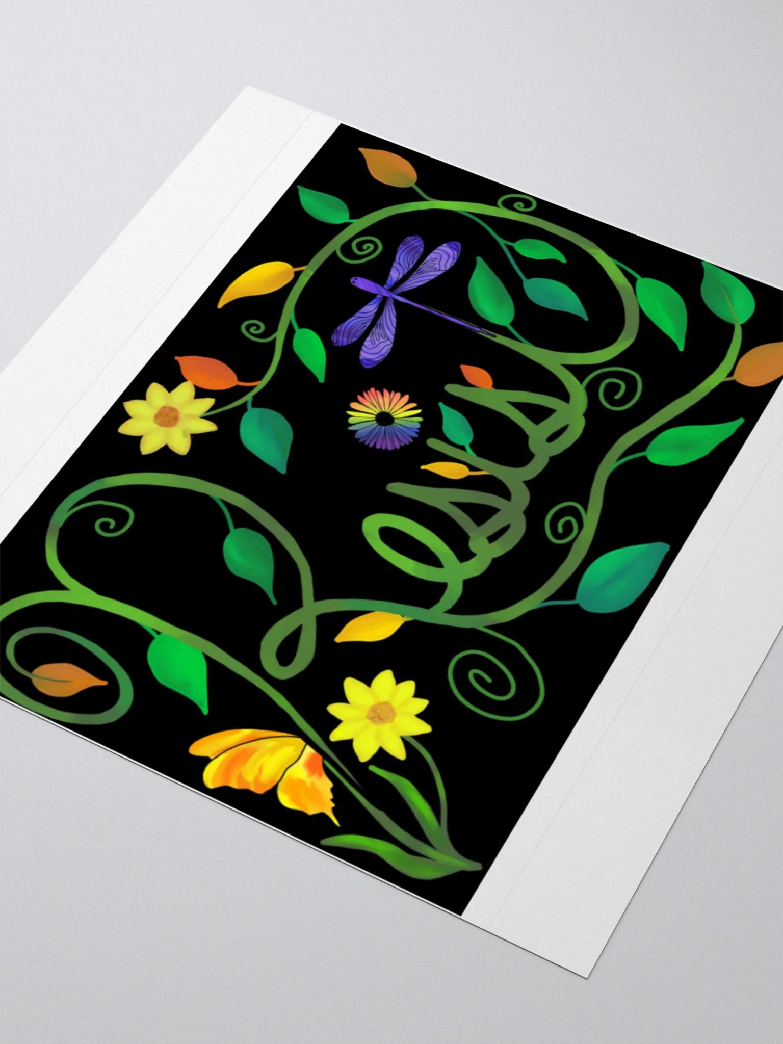 Floral Resist sticker product image (7)