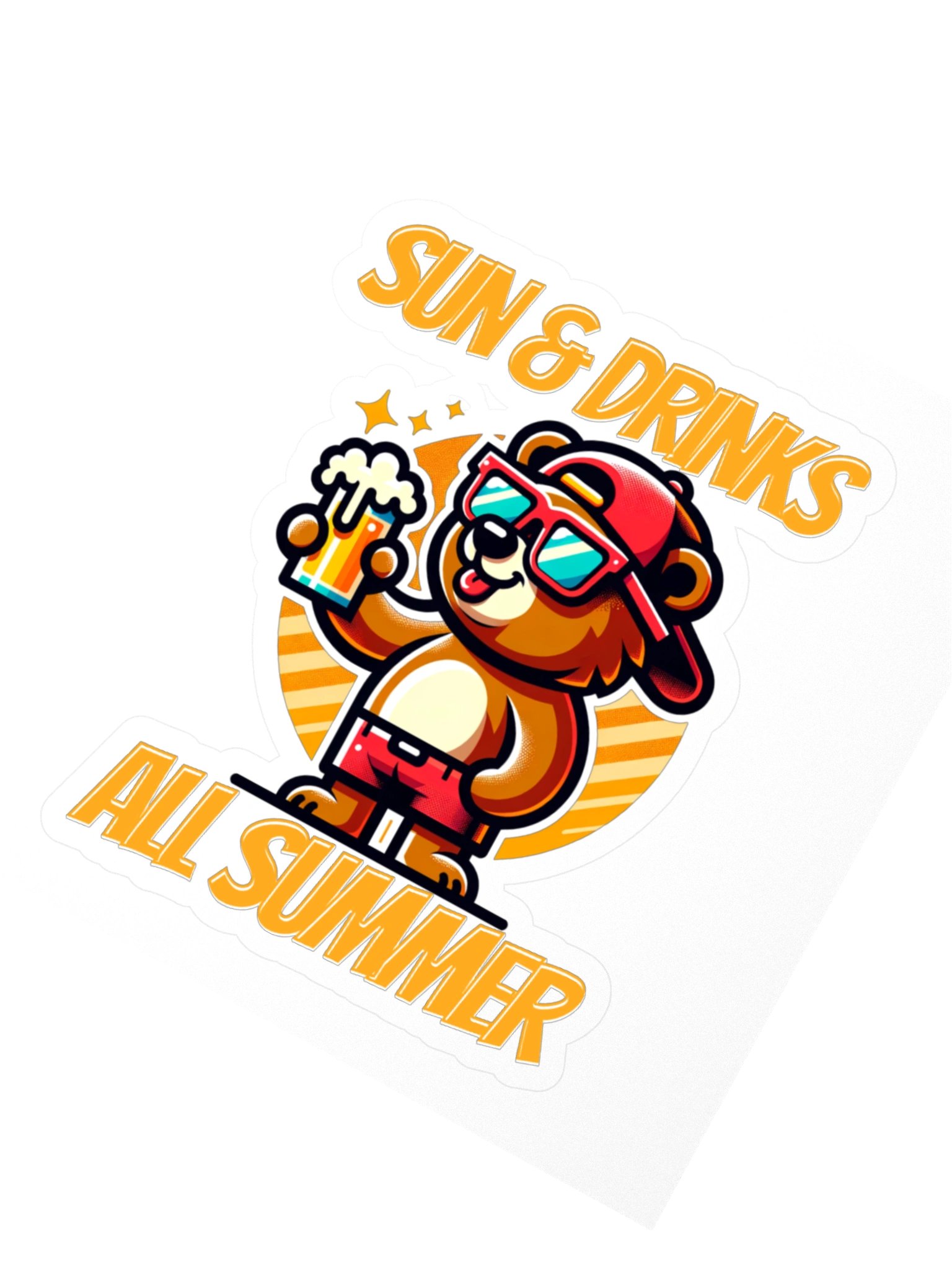 Summer Bear Vibes Sticker Pack product image (2)
