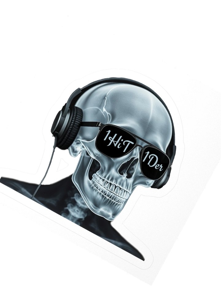 1HiT 1Der Logo 2 Sticker product image (2)