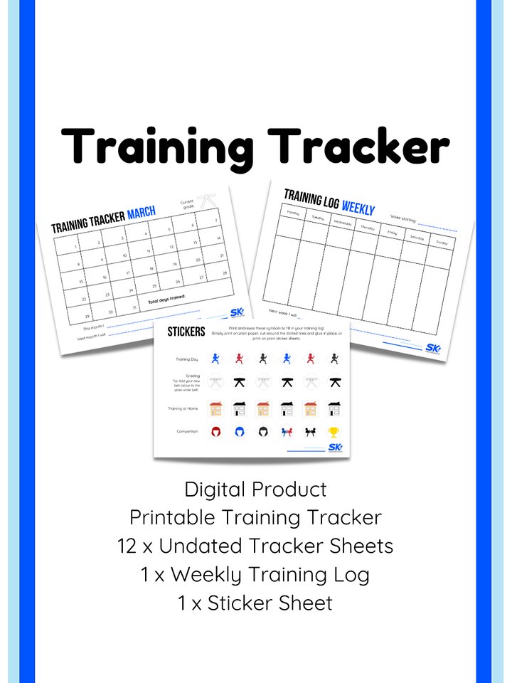 Training Tracker Printable Pack product image (1)