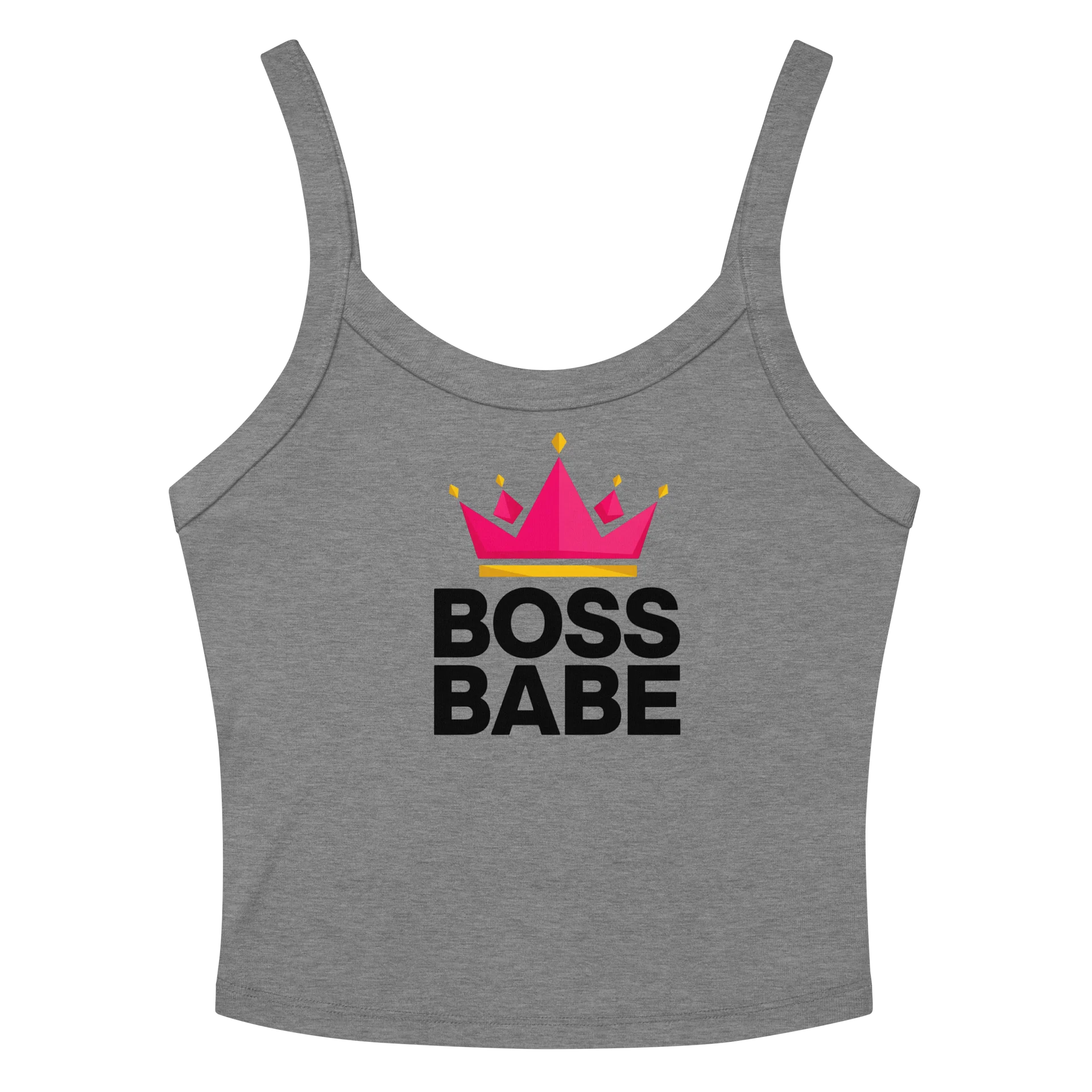 Boss Babe Micro-Rib Tank Top product image (2)