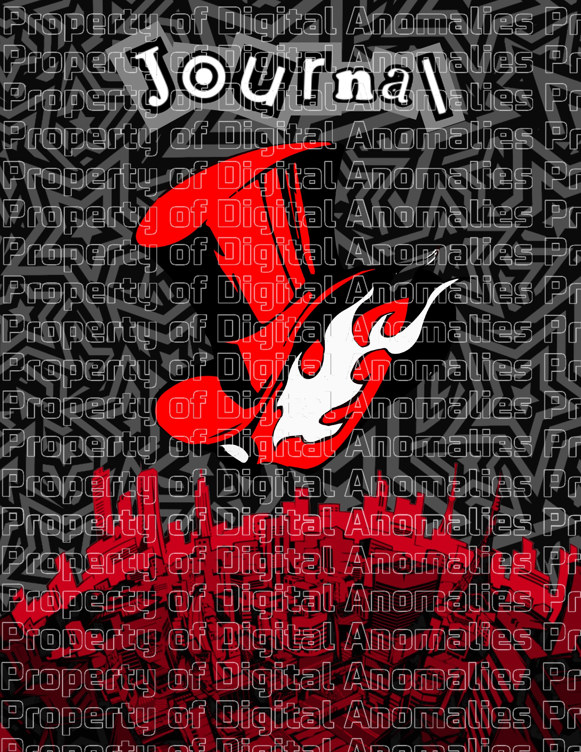 Phantom Theives Journal for PDF Editor Apps (GoodNotes, Xodo, Adobe Acrobat, etc.) product image (1)