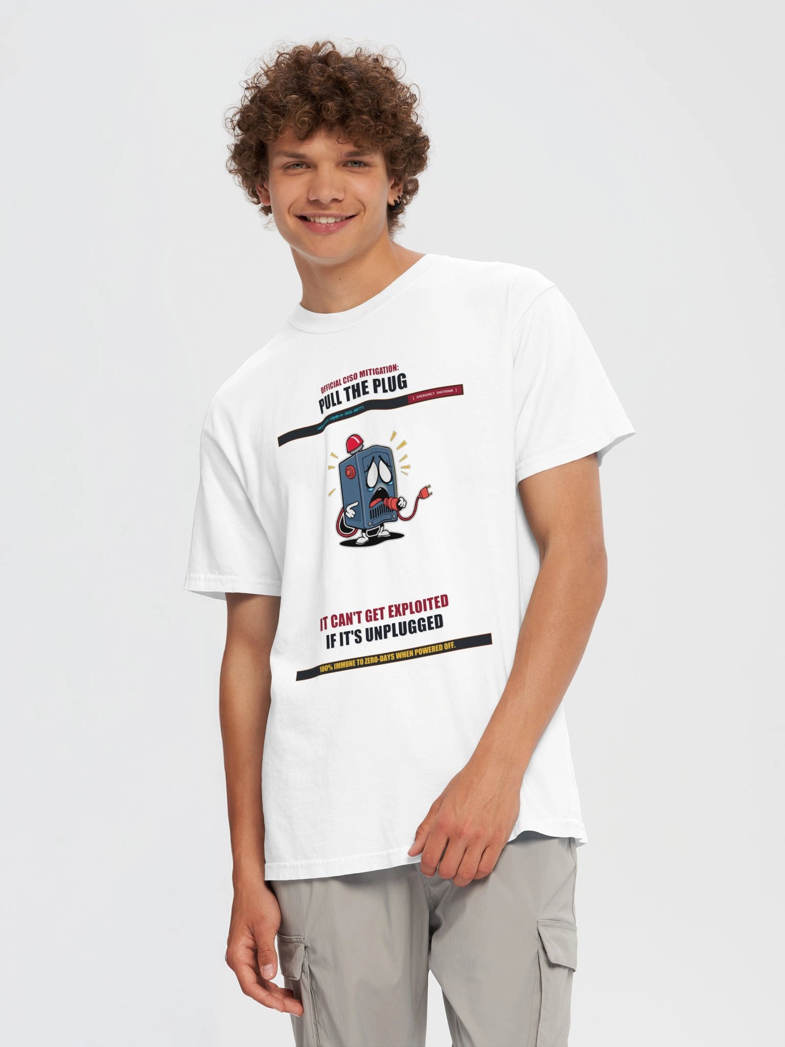 Citrix Emergency Mitigation: "Pull The Plug" Heavyweight Tee - Light product image (5)