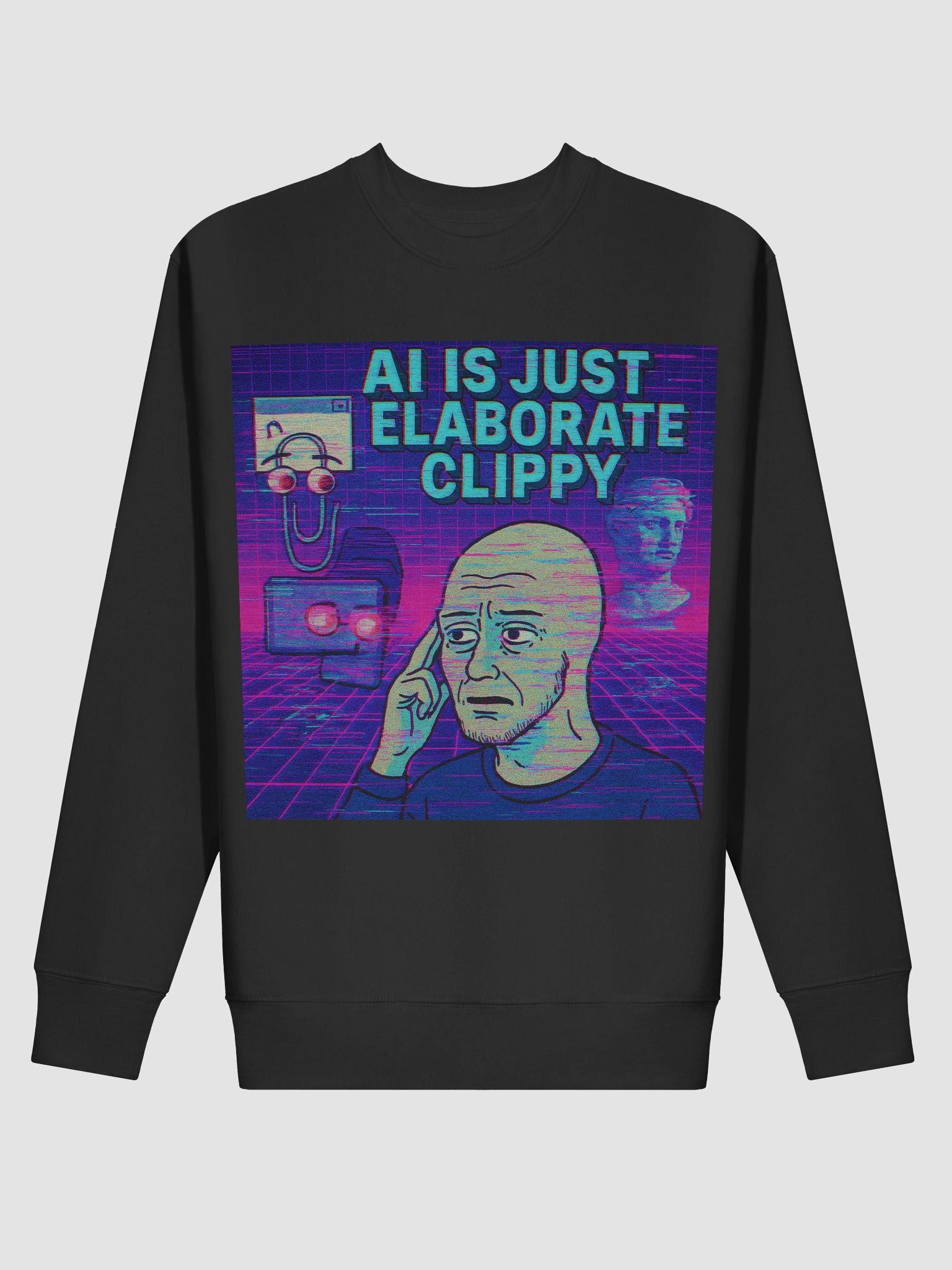 AI Contemplation Sweatshirt product image (2)