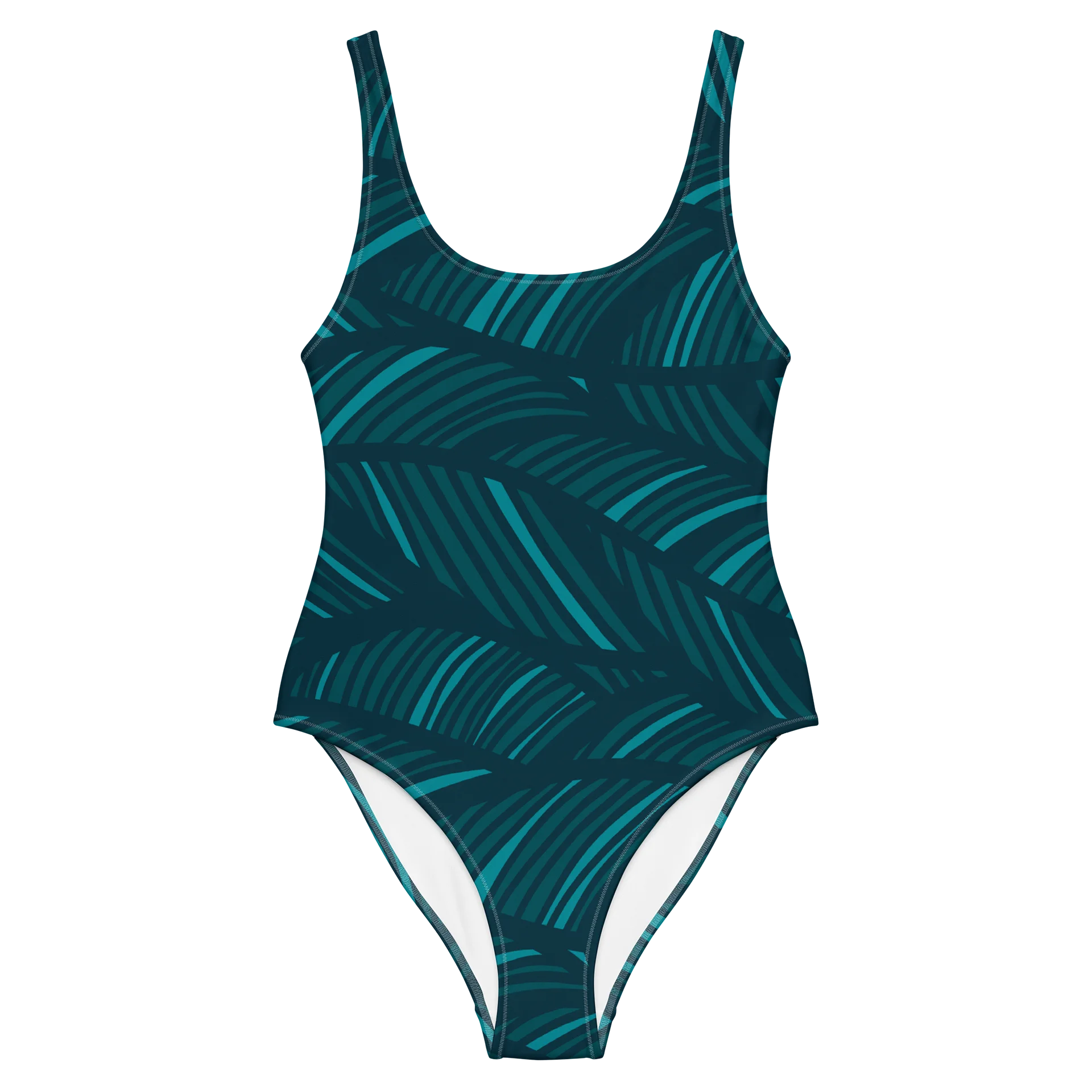 His House Womens One Piece Swimsuit - Shadow Leaf product image (2)