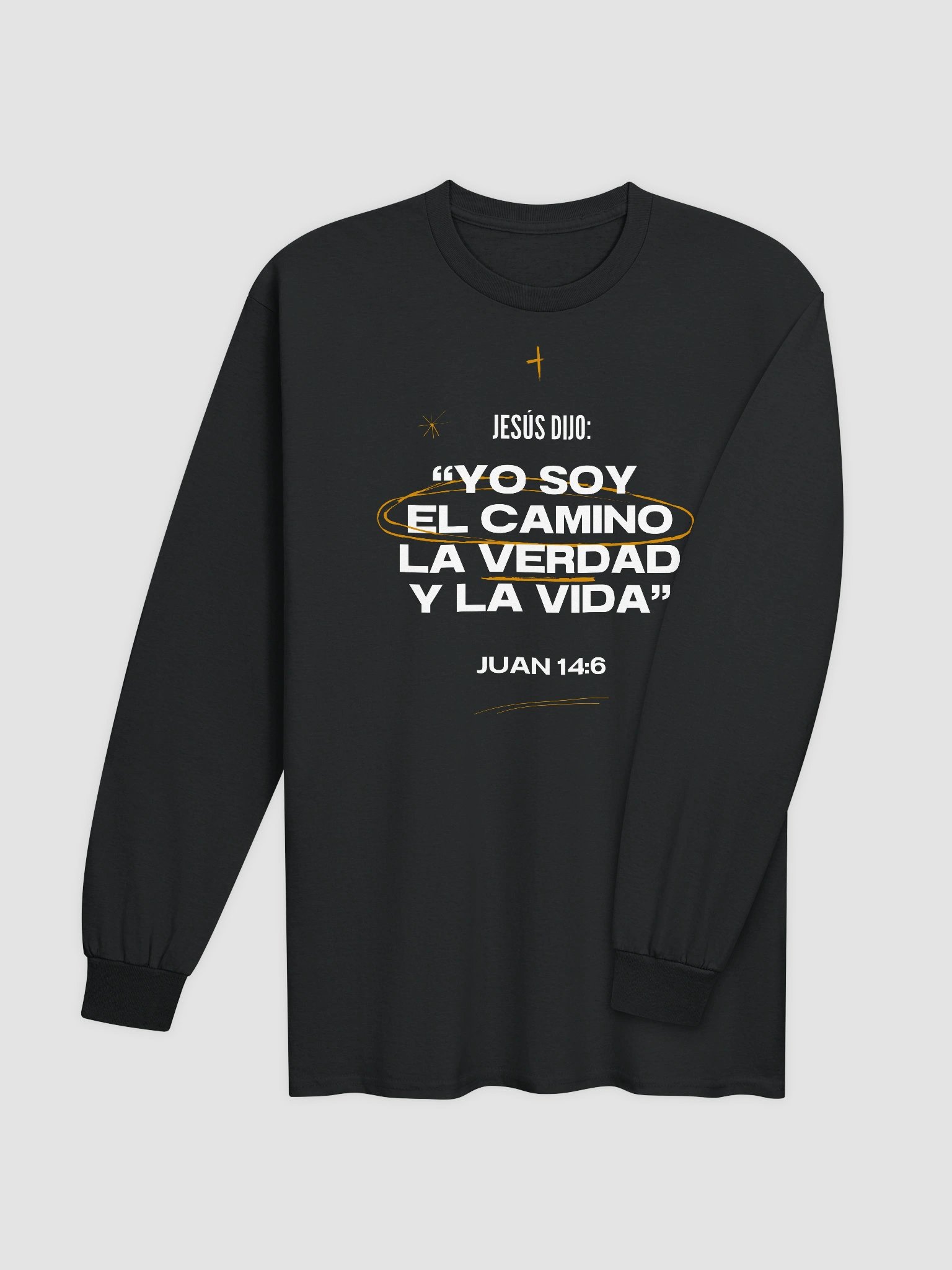 Camiseta Unisex Manga Larga | Hechos 4:12 Jesucristo product image (4)