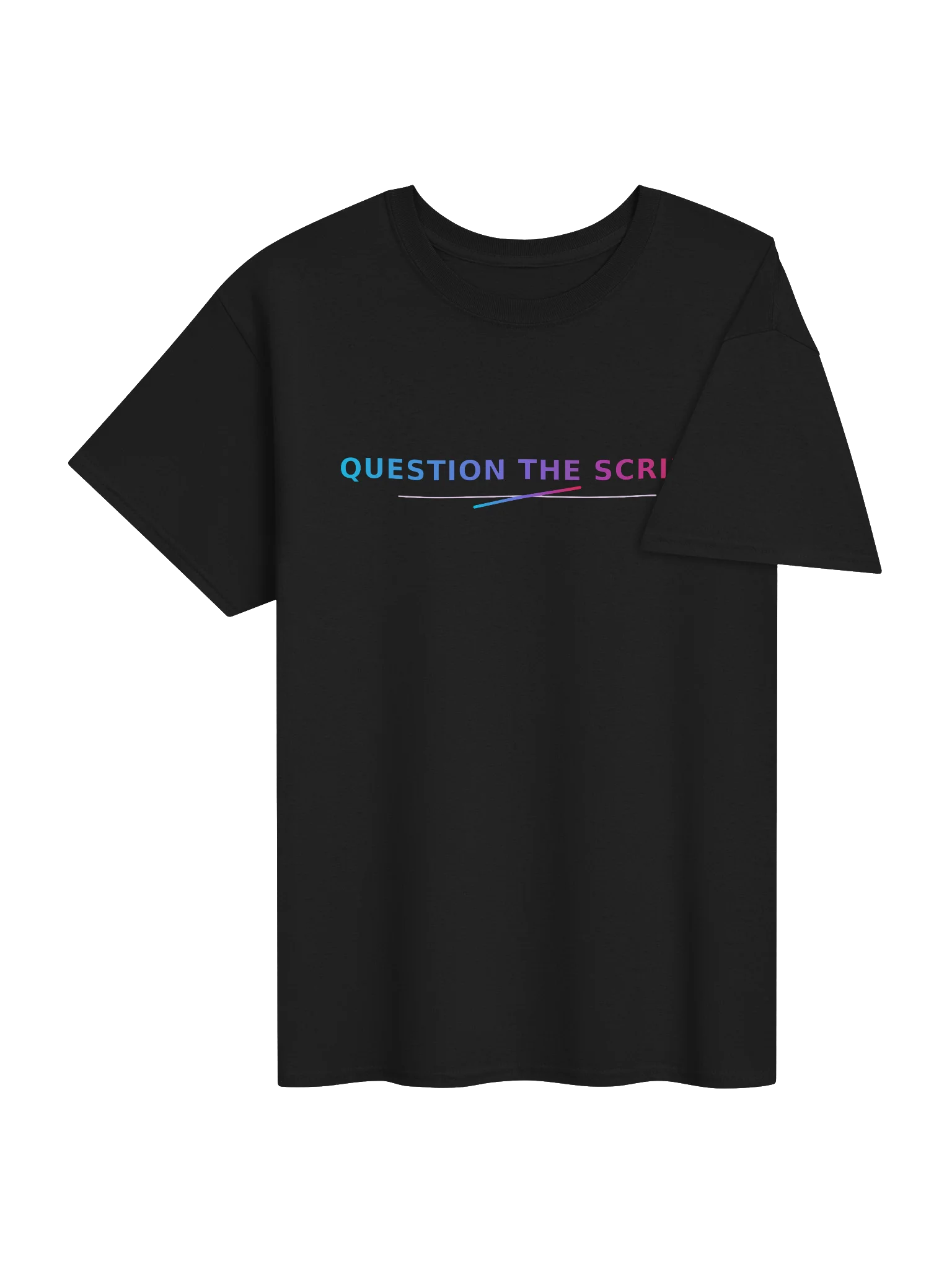 Question the Script | Keep Your Humanity T-Shirt product image (4)