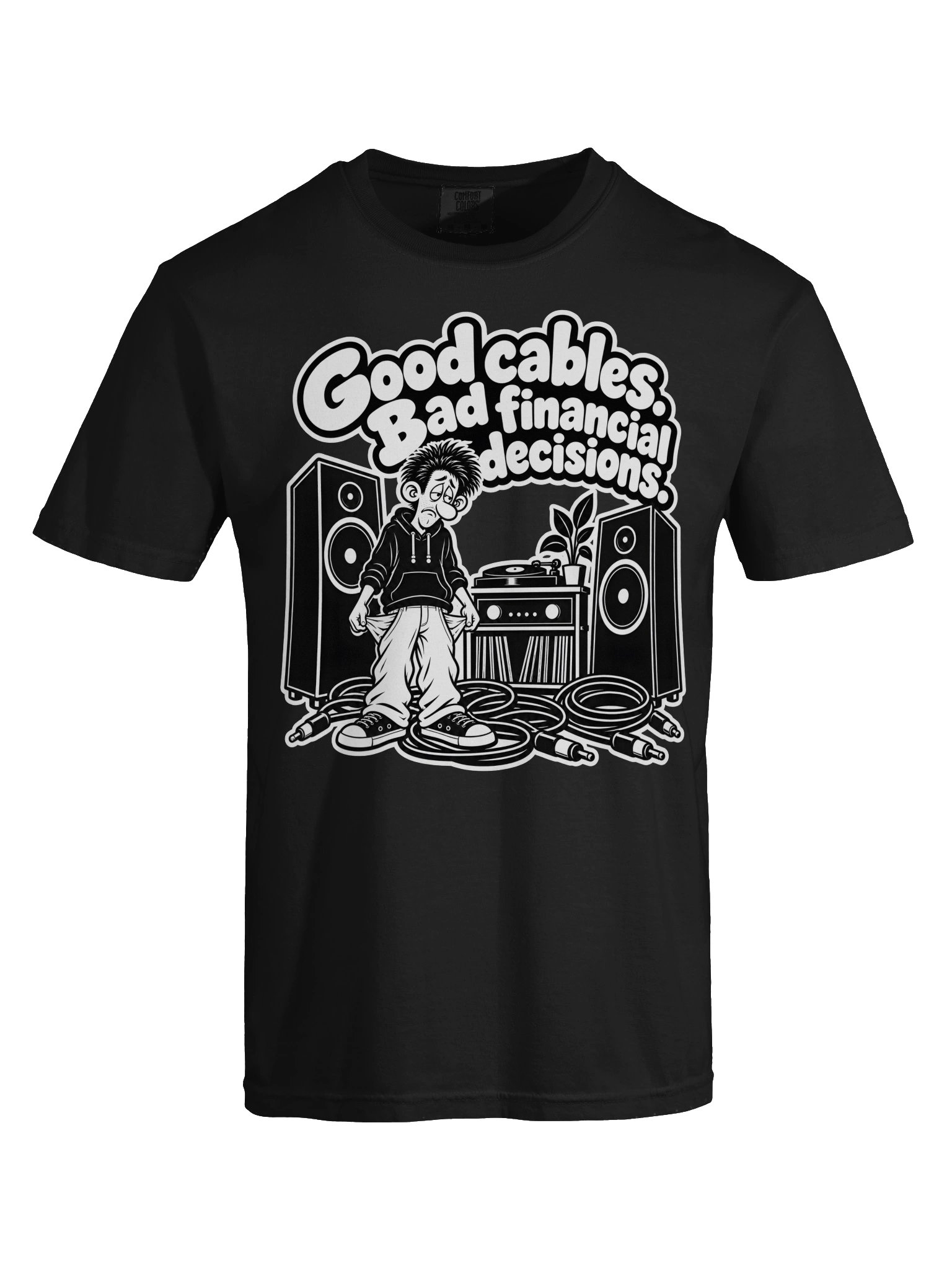 Good Cables Bad Final Descisions - Dyed Heavy T-Shirt product image (17)