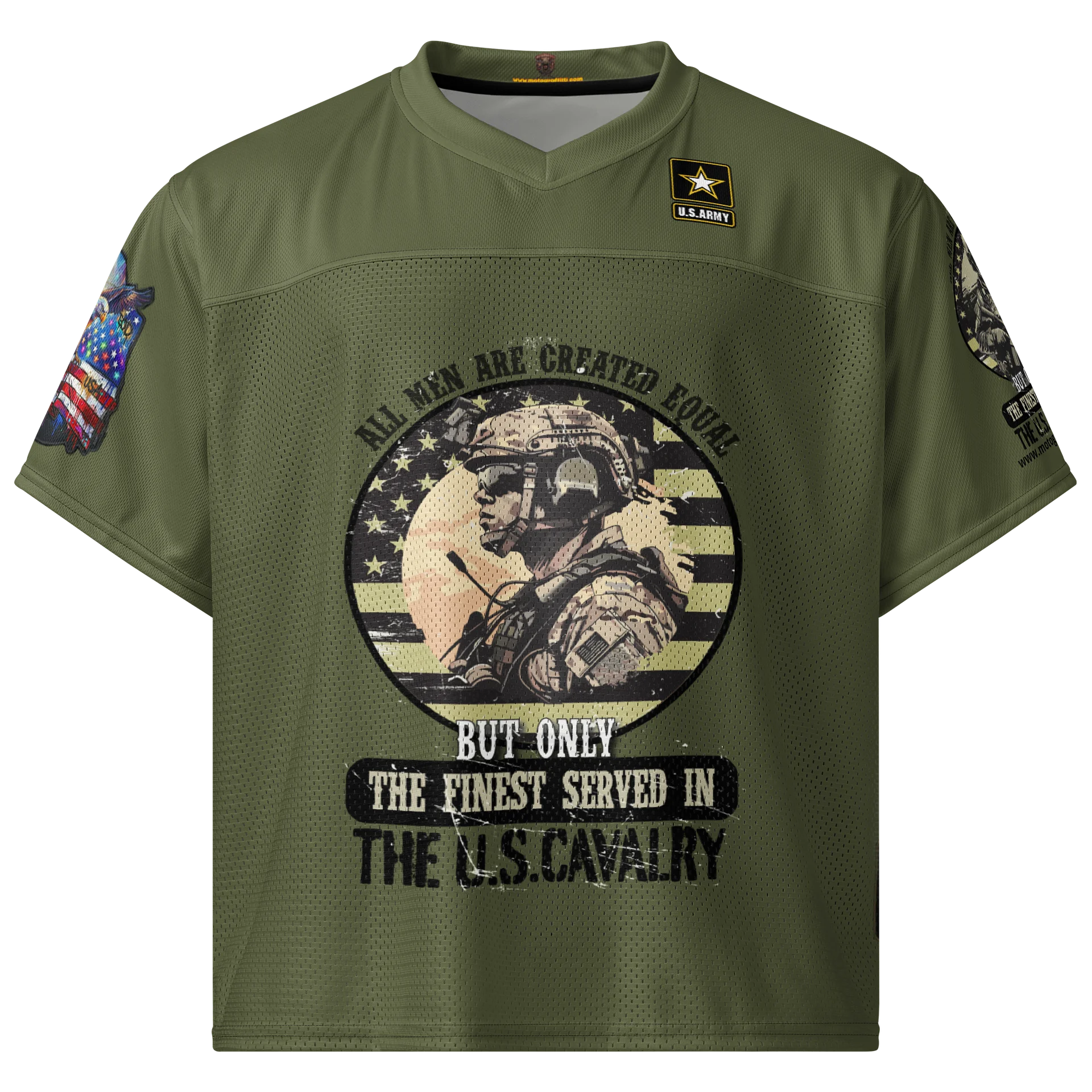 USCRA OD Green Football Jersey product image (1)