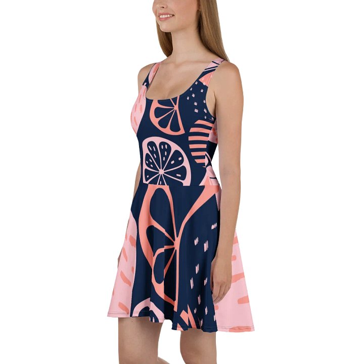 Citrus Dream All-Over Print Skater Dress product image (1)