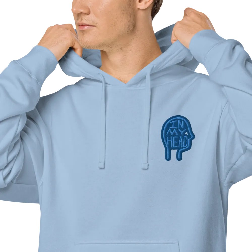 In My Head (L.C. creek design) embroidered pigment hoodie product image (7)
