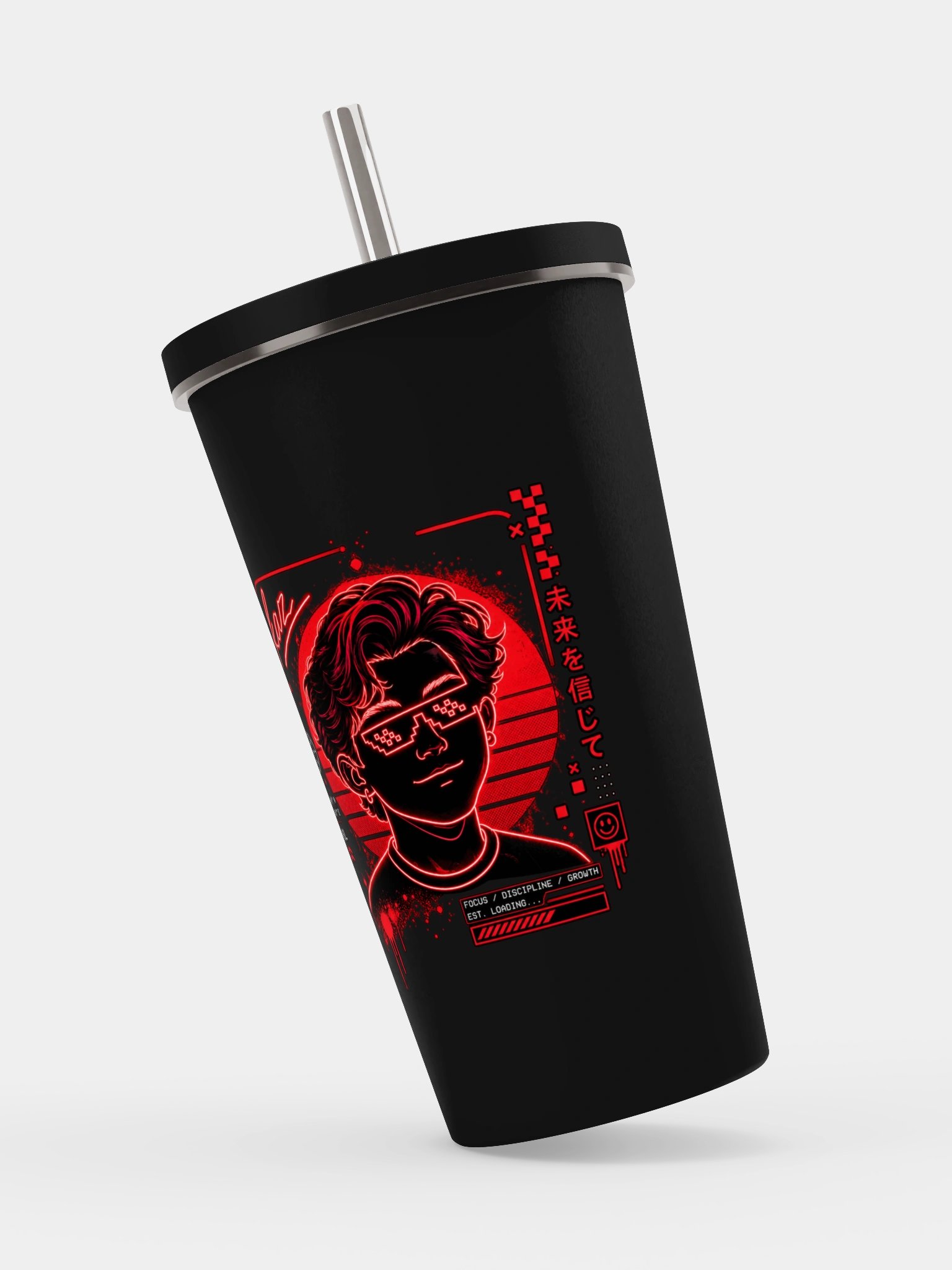 Stainless Steel Kazimieras Tumbler With Straw product image (10)