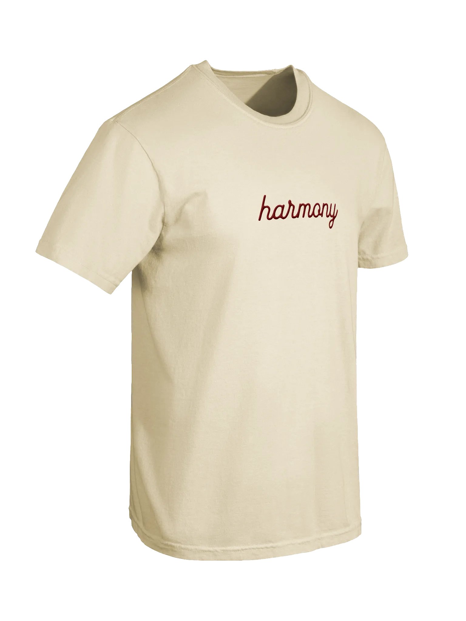Embroidered harmony T-shirt – Relaxed Fit Heavyweight Unisex Cotton T-shirt product image (5)
