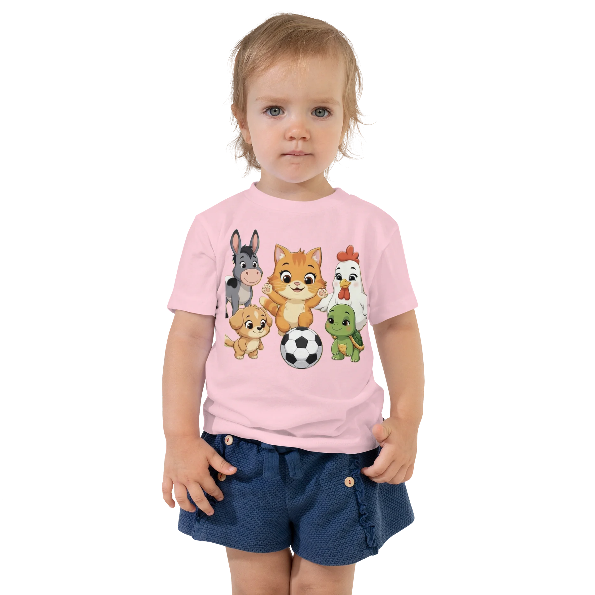 Farm Animal Soccer Squad Toddler Tee product image (1)