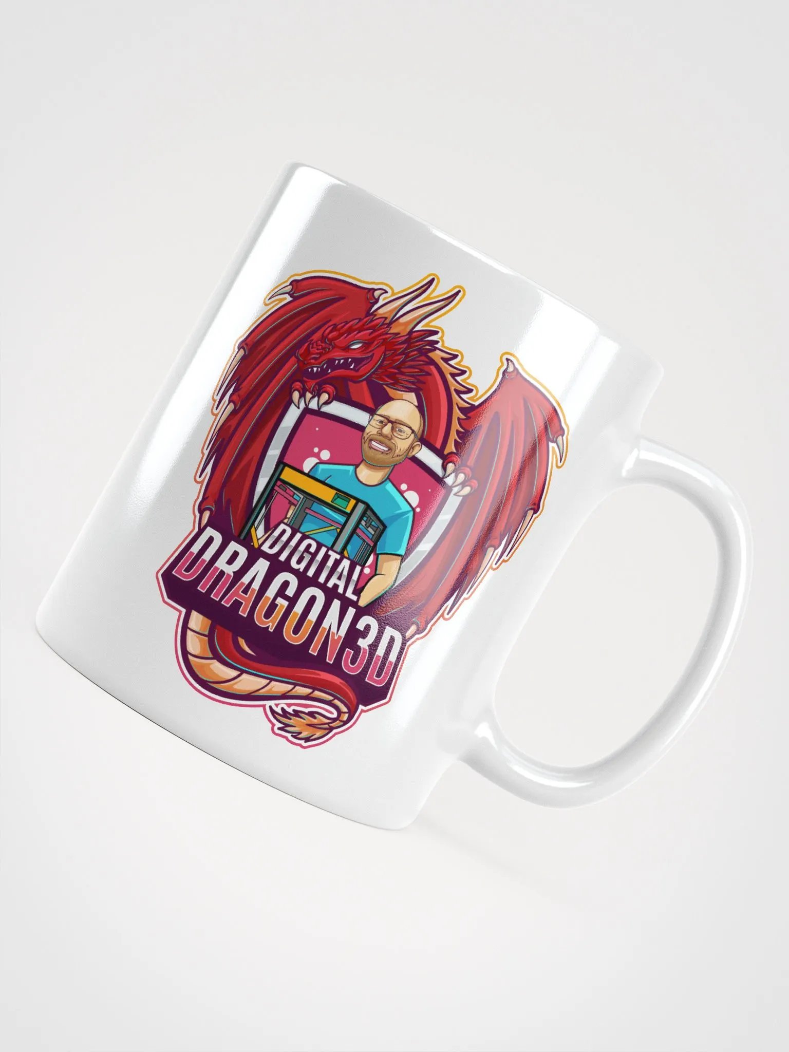 Digital Dragon 3D Coffee Mug product image (12)