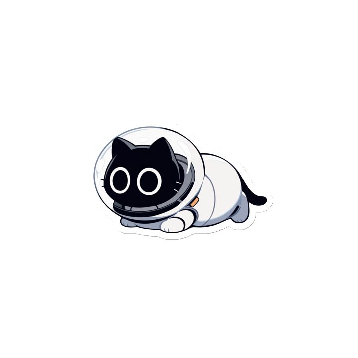 Space Kitty Magnet product image (2)