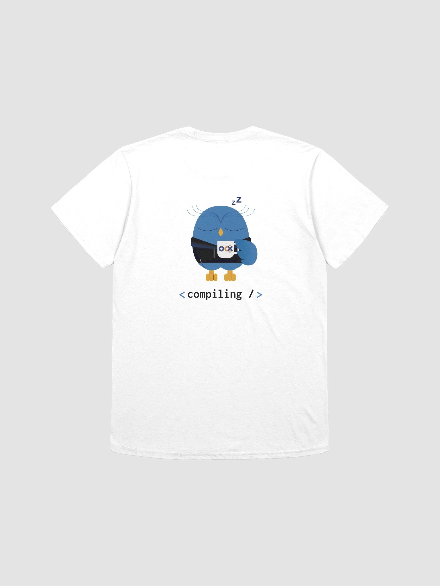 OCX Compiling T-Shirt (White) product image (2)