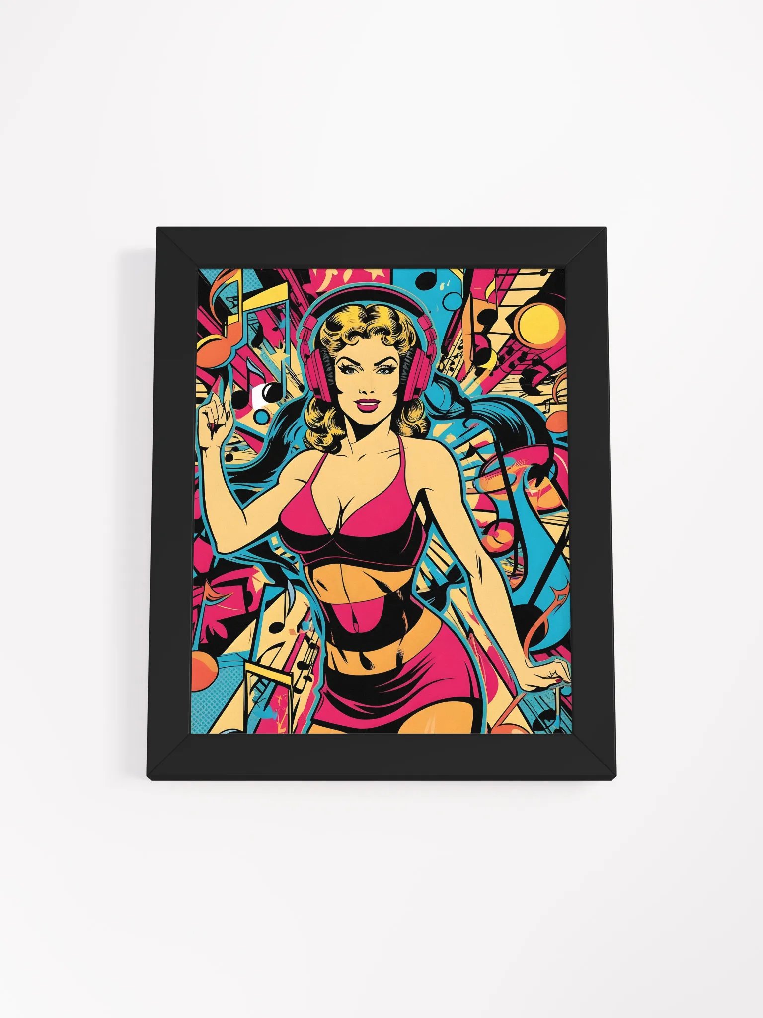 Vibrant Beats: Framed Pop-Art Poster product image (4)
