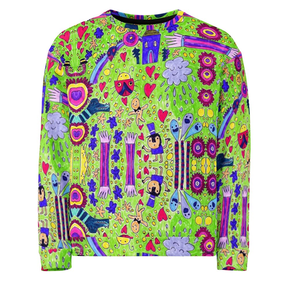 Abstract Doodle Life Unisex Sweatshirt product image (2)